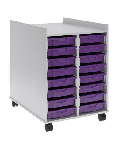 Stash Mobile Tote Tray Storage Trolley – Back to Back