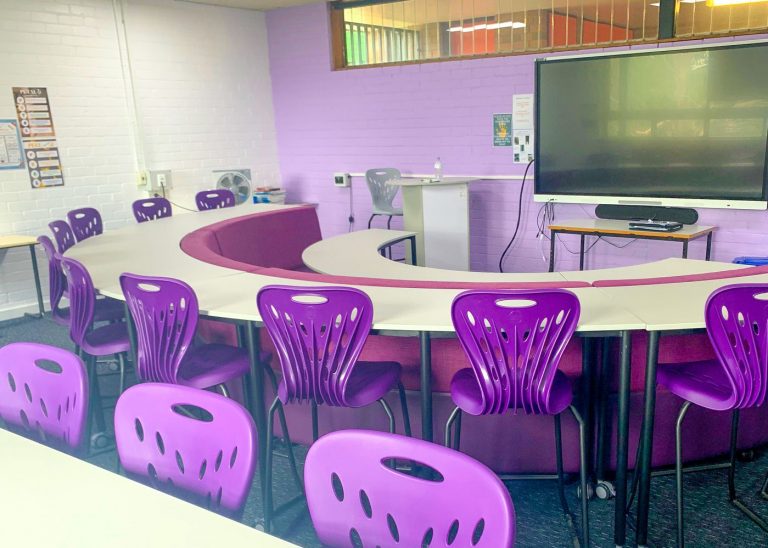 Holroyd-High-School---Install-Photos-for-E17-(Purple)---Photo-4