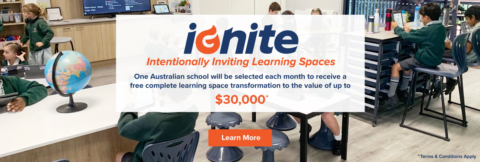 IGNITE homepage banner