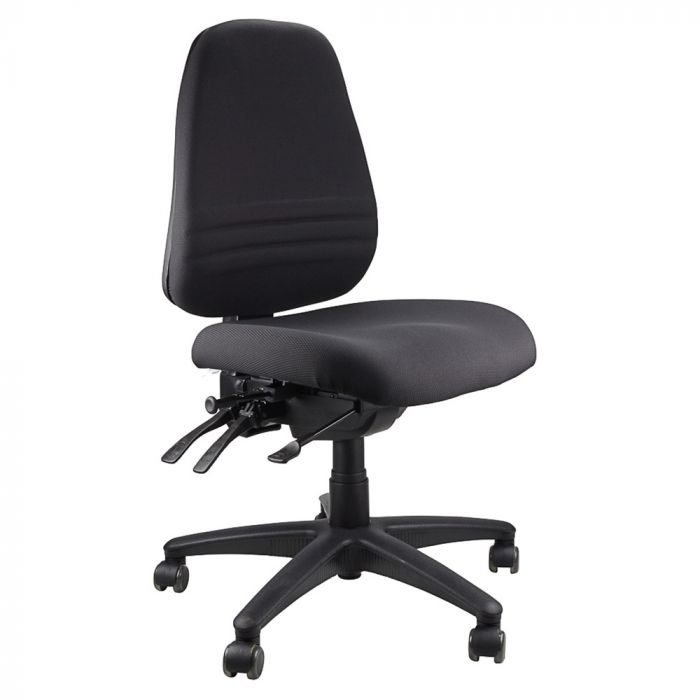 the luca office chair in black