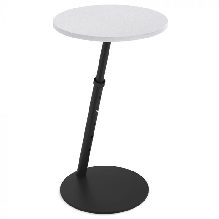 Orbit Round Height Adjustable Disk Base Table