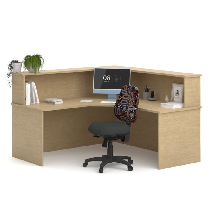commercial dm reception corner desk