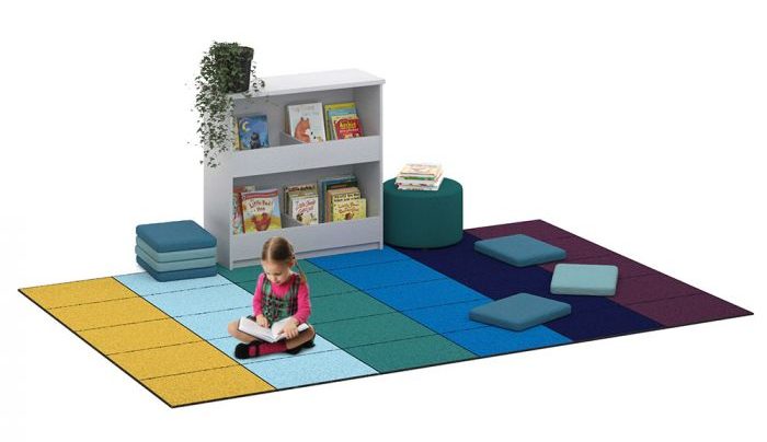 little girl on colour 30 placement rug e1712198863695