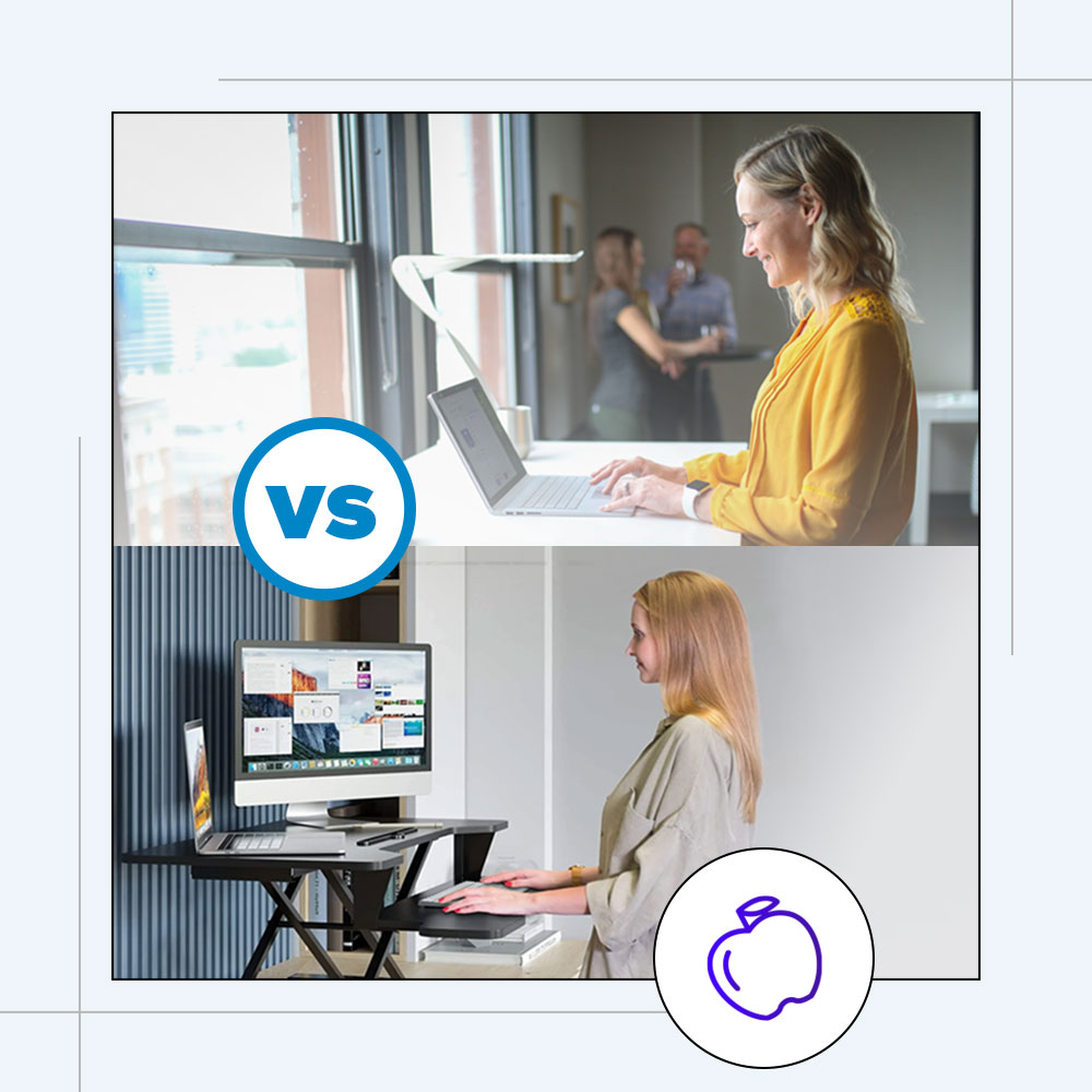 Standing Desks vs Standing Desk Converters The Pros & Cons BFX
